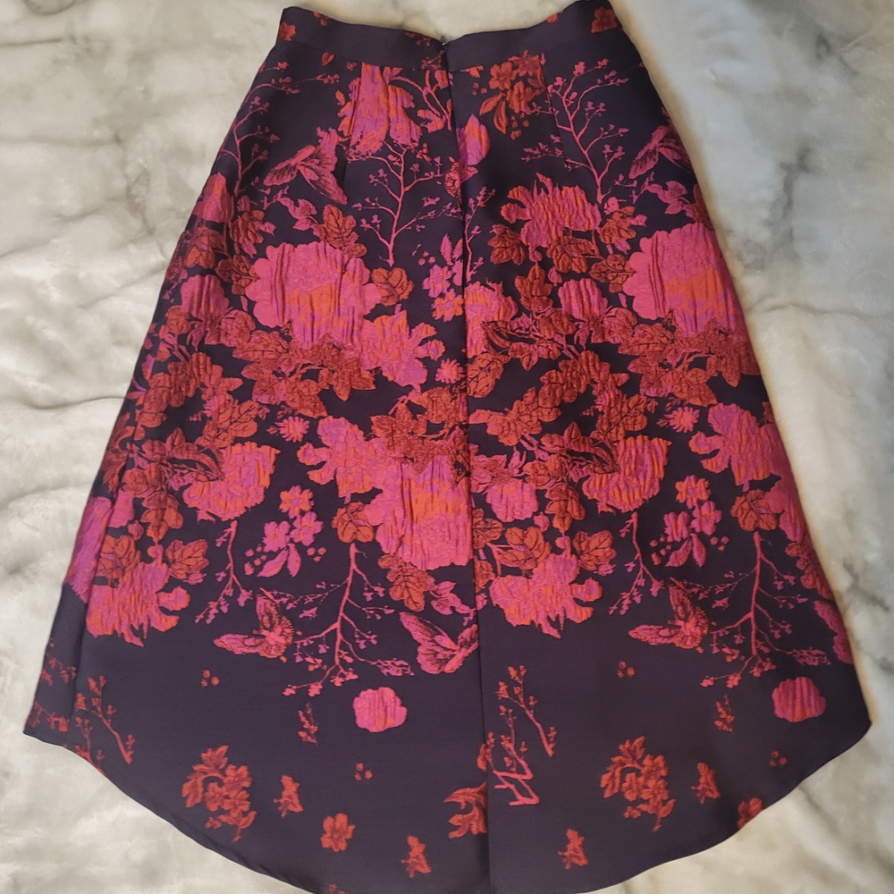 Anthropology Eva Franco High-Low Floral Skirt - Picture 5 of 13